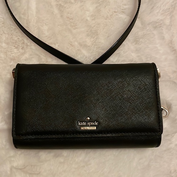 kate spade Handbags - Kate Spade Black Staci Small Flap Crossbody
